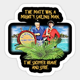 Mighty Sailing Man Sticker